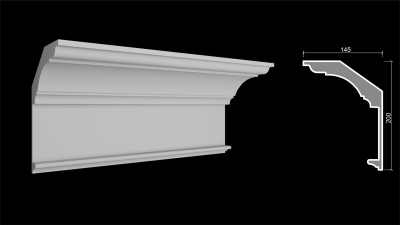 Карнизы гладкие К-84