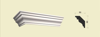 Карнизы гладкие К-4