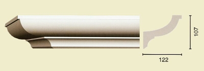 Карнизы гладкие К-50