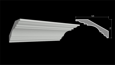 Карнизы гладкие К-111