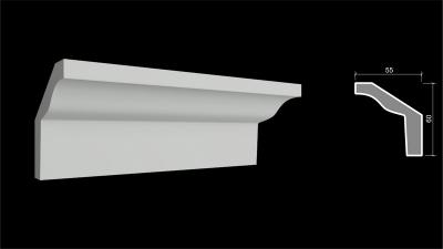 Карнизы гладкие К-116