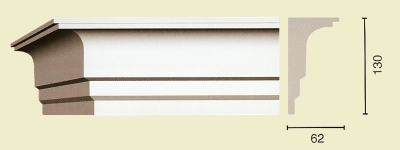 Карнизы гладкие К-61
