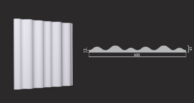 Гипсовые 3D панели ПА-5